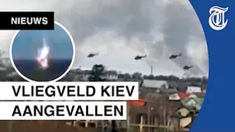 Helikopters neergeschoten bij aanval op Kiev