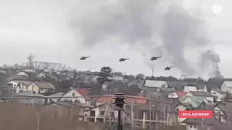 Helikopters neergeschoten bij aanval op Kiev