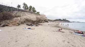 Canary Island Santa Cruz de Tenerife :: BEACH SPAIN Walk Tours 4K