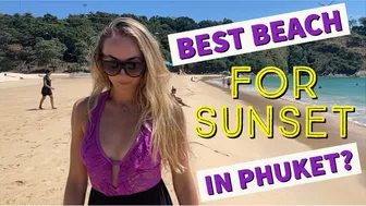 Phuket beach today is EMPTY! Check out the best sunset beach in Phuket 2022