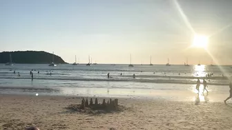 Phuket beach today is EMPTY! Check out the best sunset beach in Phuket 2022