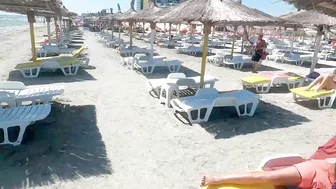 Part 3 Plaja Barrels Pub Beach, Relaxation, Sea, Sun, 4K video, Bikini Beach, Romania Mamaia Beach.