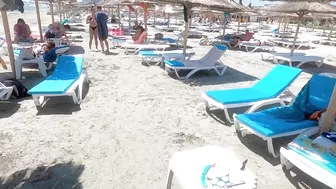 Part 3 Plaja Barrels Pub Beach, Relaxation, Sea, Sun, 4K video, Bikini Beach, Romania Mamaia Beach.