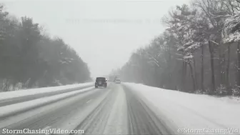 Winter Storm Causes Travel Headache Across Massachusetts - 2/25/2022