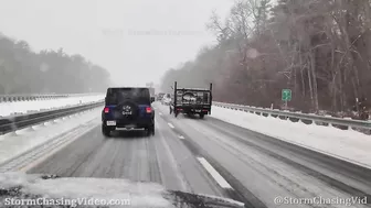 Winter Storm Causes Travel Headache Across Massachusetts - 2/25/2022