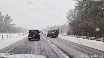 Winter Storm Causes Travel Headache Across Massachusetts - 2/25/2022