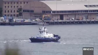 Antarctic icebreaker not yet cleared to travel under Hobart's Tasman Bridge | ABC News