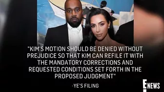 Kim Kardashian Claims Kanye Is Causing "Emotional Distress" | E! News