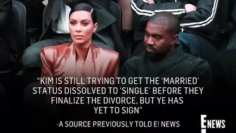 Kim Kardashian Claims Kanye Is Causing "Emotional Distress" | E! News