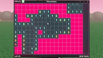 Roblox Script Showcase Episode#1866/Minesweeper