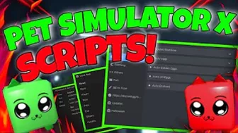 ROBLOX Pet Simulator X Script | Cheat & Hack | Free Script | Dupe Pets | Open Eggs & Auto Enchant |