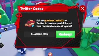 ALL NEW SECRET *UPDATE 2* CODES In Roblox Anime Clash Simulator!