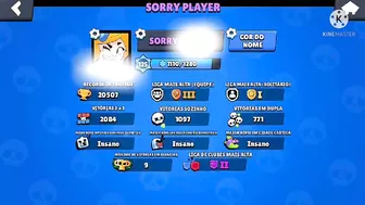 VENDO CONTA BRAWL STARS COM QUASE TODOS OS LENDÁRIOS!