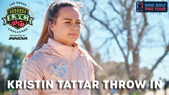 Kristin Tattar 200 FT Throw In | Las Vegas Challenge