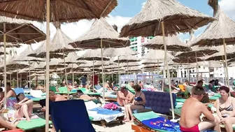 Plaja Yaki Beach 4K August Sun Summer Party Fun  Romania Constanta Mamaia Beach.