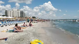 Plaja Yaki Beach 4K August Sun Summer Party Fun  Romania Constanta Mamaia Beach.