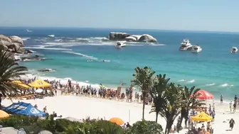 Day one of Western Cape Lifesaving Championship. At Clifton 4th beach from our webcam.