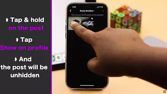 Hide & Unhide Instagram Posts on iPhone (How To in 2022)