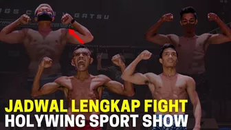 Simak! Jadwal Lengkap Duel Holywing Sport Show! Ada 2  Celebrity Fight Dan Internasional Fight!