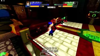 Fighting an ADMIN in Roblox Boxing League