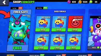 WOW!!! New GIFTS + New Skin ???????? - Brawl Stars (concept)