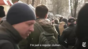 Ukraine’s Civilians Take Up Arms Against Russia’s Invasion