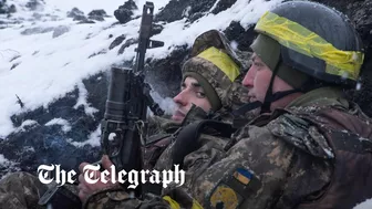 Ukrainian soldiers on front line come under attack | Kharkiv dispatch