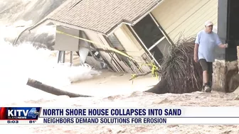 Haleiwa home near Sunset Beach collapses