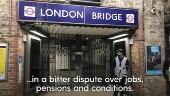 Underground strike causes travel chaos in London