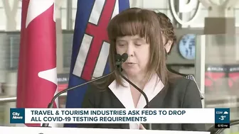 Travel and tourism industries call on the federal government to remove COVID-19 testing requirements