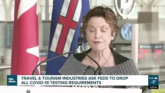 Travel and tourism industries call on the federal government to remove COVID-19 testing requirements