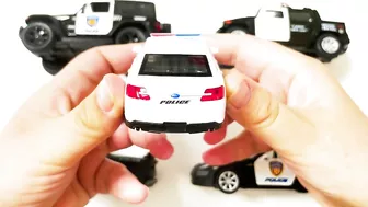 Various Diecast Police Models | Welly Model Cars and SUVs | 4K | Jan and Toys