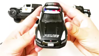 Various Diecast Police Models | Welly Model Cars and SUVs | 4K | Jan and Toys