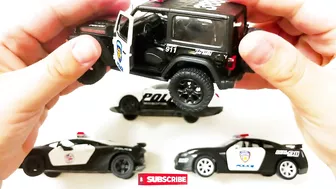 Various Diecast Police Models | Welly Model Cars and SUVs | 4K | Jan and Toys