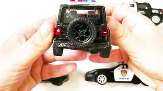 Various Diecast Police Models | Welly Model Cars and SUVs | 4K | Jan and Toys