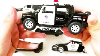 Various Diecast Police Models | Welly Model Cars and SUVs | 4K | Jan and Toys