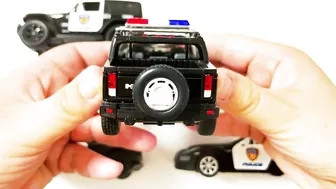 Various Diecast Police Models | Welly Model Cars and SUVs | 4K | Jan and Toys