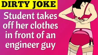 ???? Funny Dirty Joke -  Student shows herself in front of an engineer