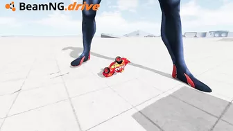 Spiderman vs Cars | GTA 5 | BEAMNG | Funny Moments and Fails