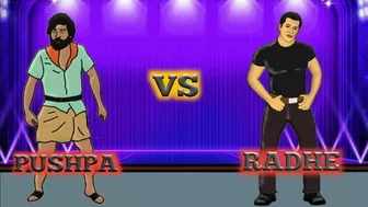 Pushpa vs Radhe Dance | Funny video | 2D Animation | Allu Arjun,Salman khan | @SB ART & ANIMATION