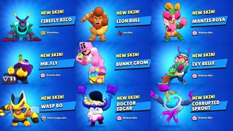 All Biodome Skins Unlocking Animations - Brawl Stars