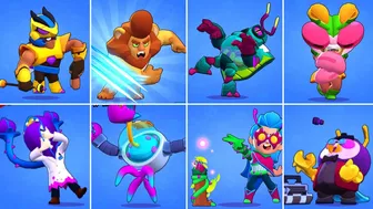 All Biodome Skins Losing & Winning Animations - Brawl Stars