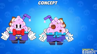 Brawl Stars: Ice Brawler, Icon & Pins | Brawler Concept