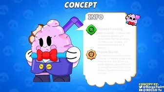 Brawl Stars: Ice Brawler, Icon & Pins | Brawler Concept