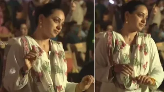 Actress Nithya Menen Dancing Visuals @ Maha Shivaratri 2022 Celebrations | Isha Yoga Center