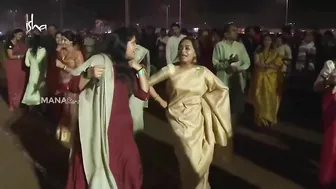 Actress Nithya Menen Dancing Visuals @ Maha Shivaratri 2022 Celebrations | Isha Yoga Center