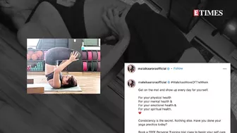 Malaika Arora nails difficult yoga asanas with ease and it's so inspiring!