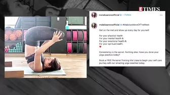 Malaika Arora nails difficult yoga asanas with ease and it's so inspiring!