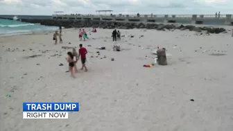 High school students skipping class left Miami Beach a total mess