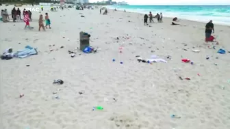 High school students skipping class left Miami Beach a total mess